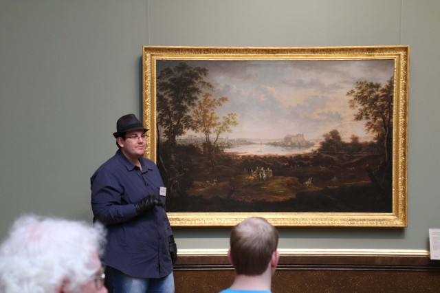 Mark führt während der Kulturnacht