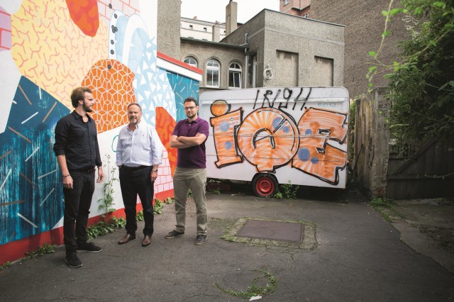 Das Team von KoolZone: Mark Herbig (Customer Relations), Steve Miller (CEO) und Miha Sukic (CTO)