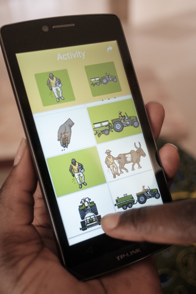 Das Aufzeichnen von Daten – per Handklick